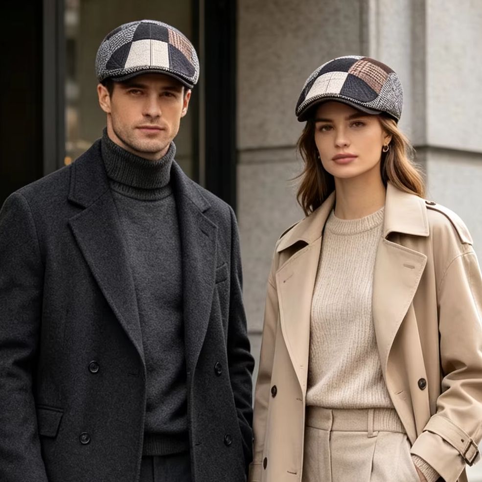 Dad Hat Cotton - Cappello da strillone patchwork da uomo