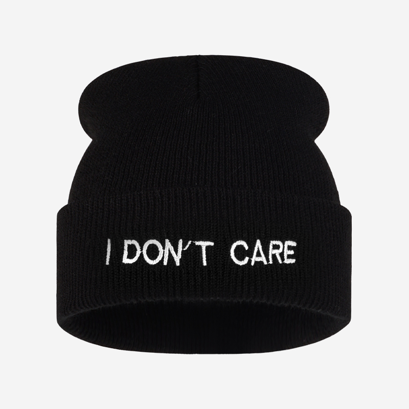 I DON'T CARE Berretto a Maglia - Beanie Cuffed Knit recensione e prezzo