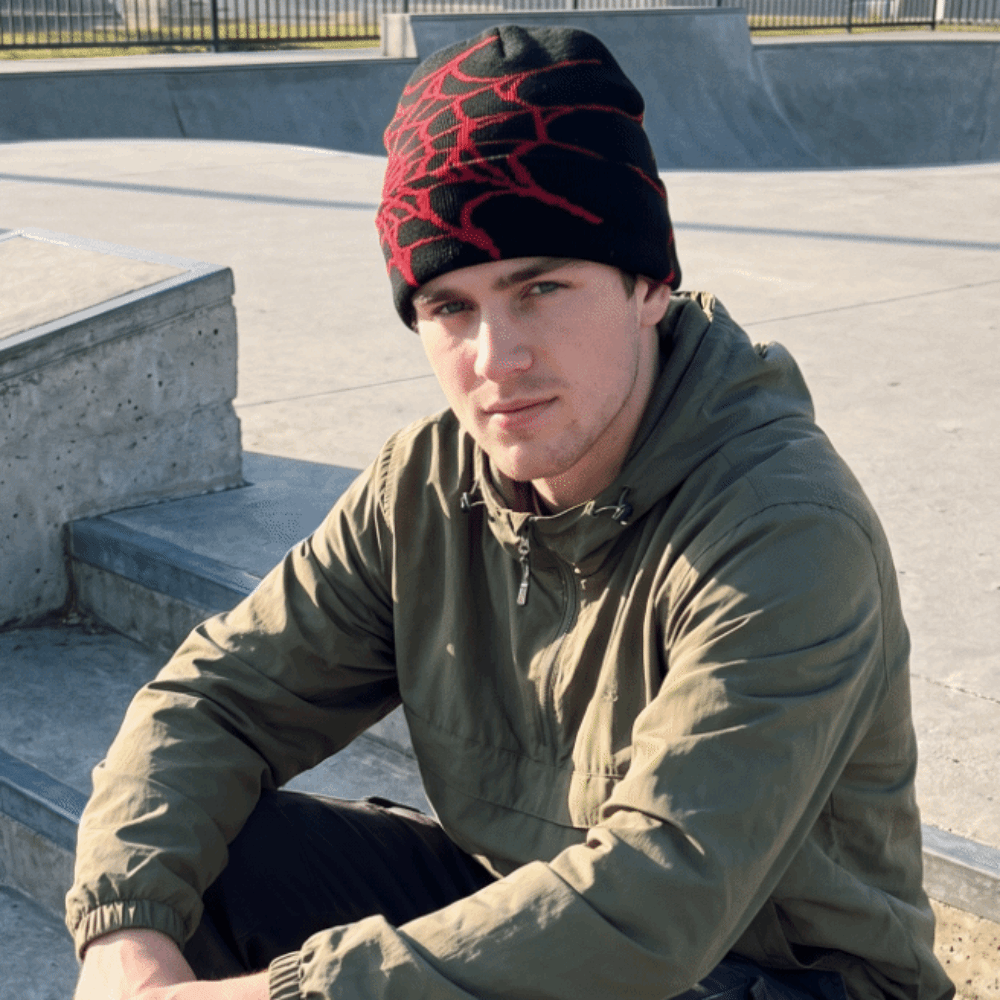 Berretto Vintage con Motivo a  - Beanie Cuffed Knit recensione e prezzo
